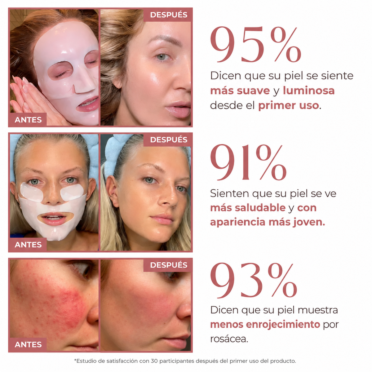 Glass Skin Pack 4 Mascarillas de Bio-Colágeno Coreano Biodance