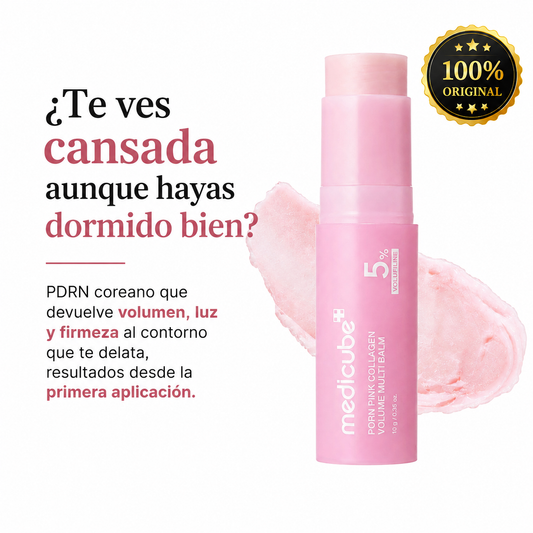 Adiós Mirada Cansada · Bálsamo PDRN Pink Collagen Medicube