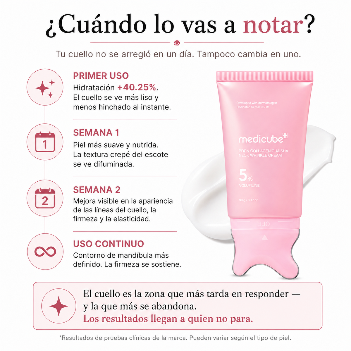 Cuello Firme · Crema Gua Sha PDRN Colágeno Medicube