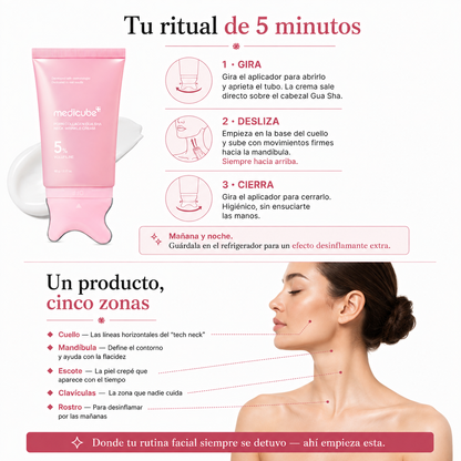 Cuello Firme · Crema Gua Sha PDRN Colágeno Medicube