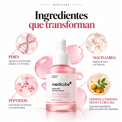 Sérum PDRN Pink Peptide con ADN de Salmón Coreano Medicube